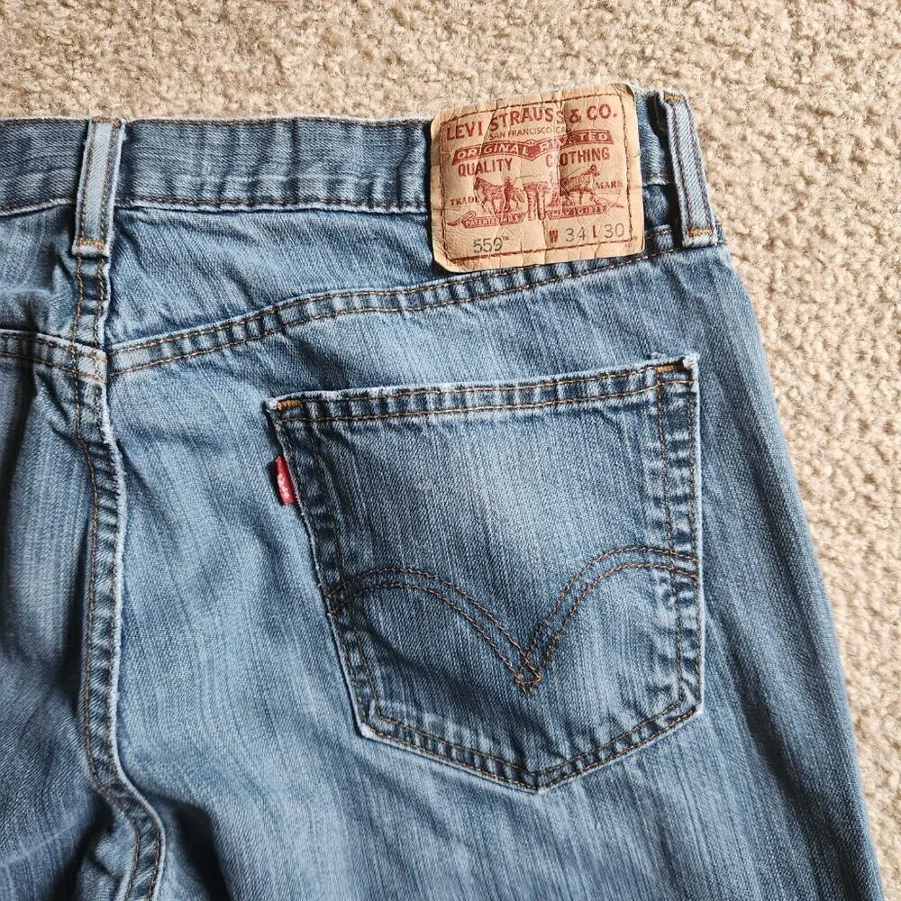 Levi's Men's Jeans 559 Relaxed Fit Straight Leg 34W x 30L